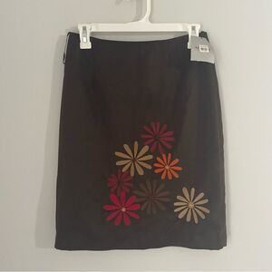 Alfani Petite Brown Pencil Skirt